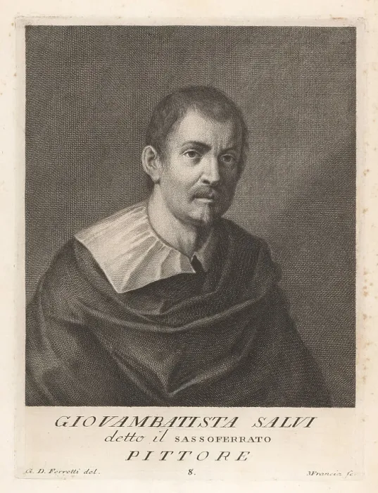 Framed Print : Giovanni Battista Salvi, Italian Baroque painter, 1609-1685 Framed Print : Giovanni Battista Salvi, Italian Baroque painter, 1609-1685