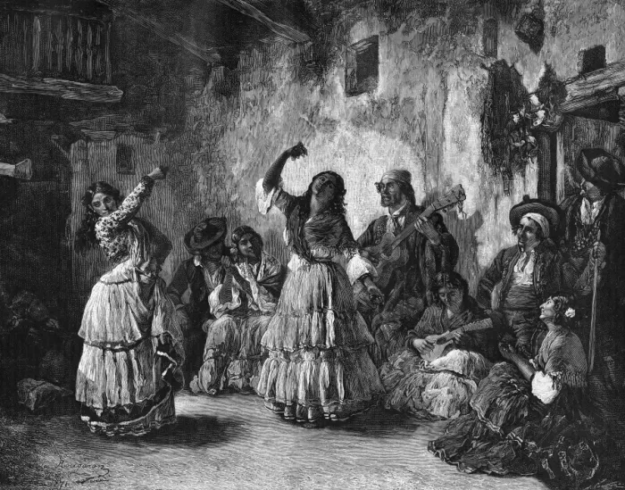 Framed Print : Gipsy Dancers Framed Print : Gipsy Dancers
