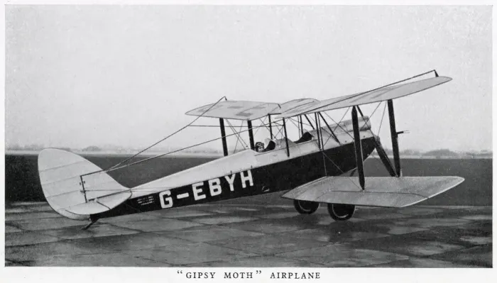 Framed Print : Gipsy Moth aeroplane G-EBYH Framed Print : Gipsy Moth aeroplane G-EBYH