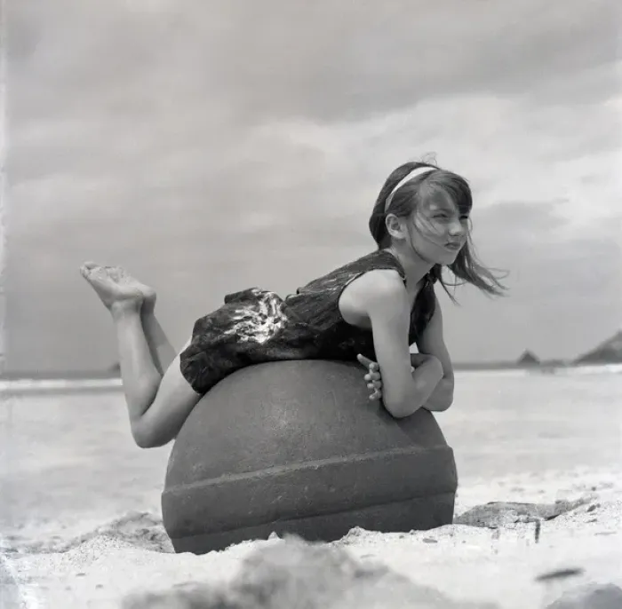 Framed Print : Girl on the beach Framed Print : Girl on the beach