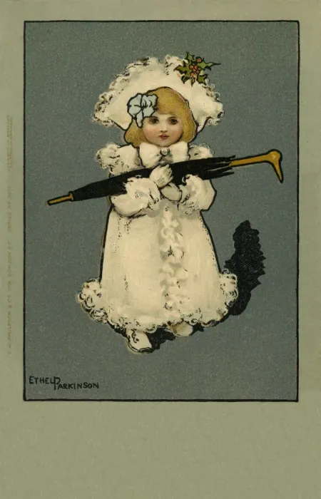Framed Print : Girl with a brolly Framed Print : Girl with a brolly