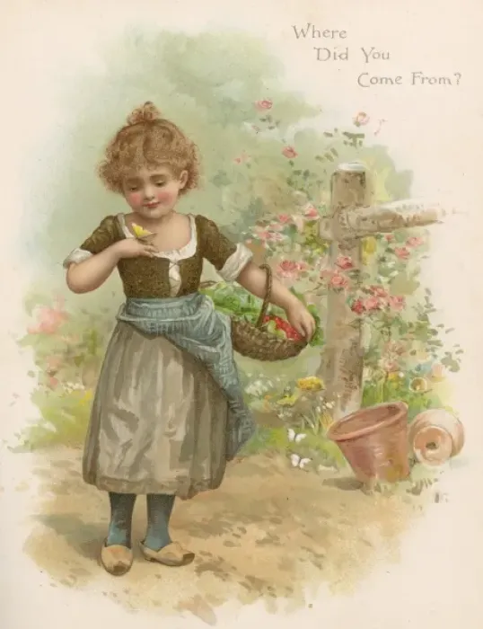 Framed Print : Girl with Butterfly 1896 Framed Print : Girl with Butterfly 1896