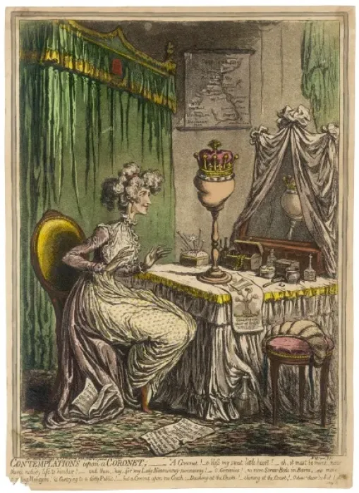 Framed Print : Girl and Coronet Framed Print : Girl and Coronet