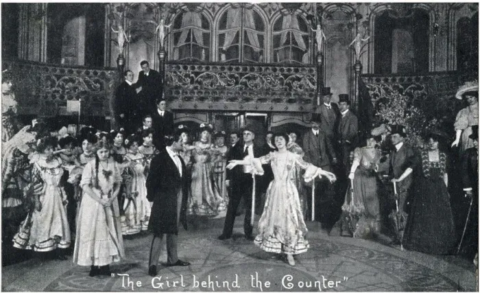 Framed Print : The Girl behind the Counter, musical comedy, Portsmouth Framed Print : The Girl behind the Counter, musical comedy, Portsmouth