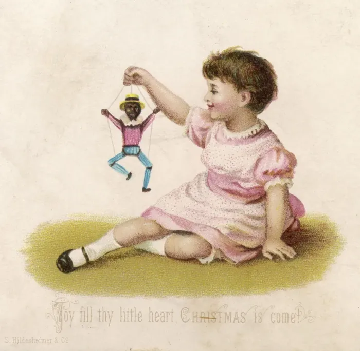 Framed Print : Girl and Dancing Doll Framed Print : Girl and Dancing Doll