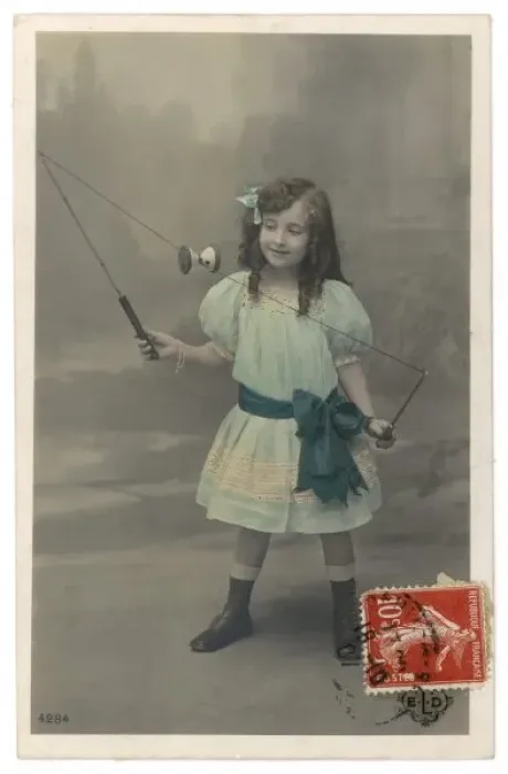 Framed Print : Girl with Diabolo Framed Print : Girl with Diabolo