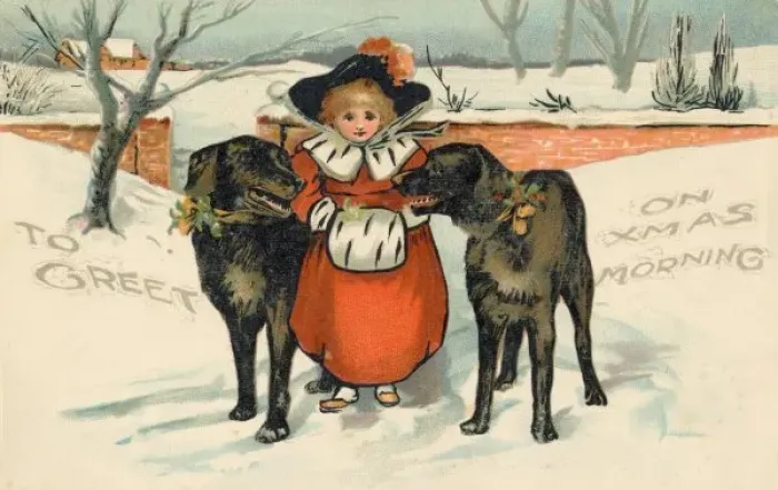 Framed Print : Girl and Dogs Framed Print : Girl and Dogs