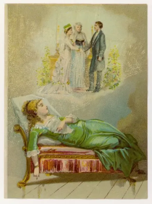 Framed Print : Girl Dreams of Wedding Framed Print : Girl Dreams of Wedding