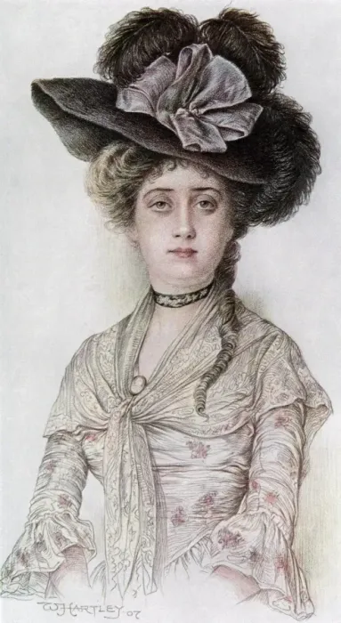 Framed Print : Girl in a feathered hat Framed Print : Girl in a feathered hat
