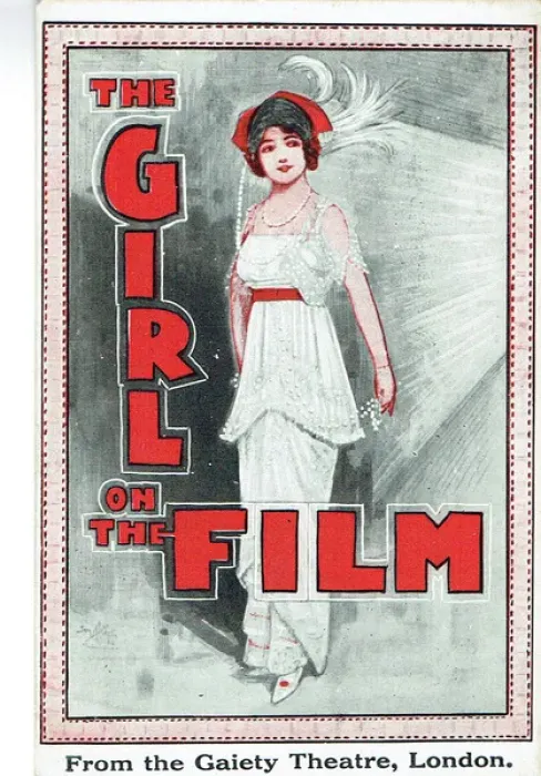 Framed Print : The Girl on the Film adapted by James Tanner Framed Print : The Girl on the Film adapted by James Tanner
