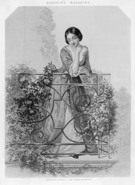 Framed Print : Girl & Flower (Bouvier) Framed Print : Girl & Flower (Bouvier)