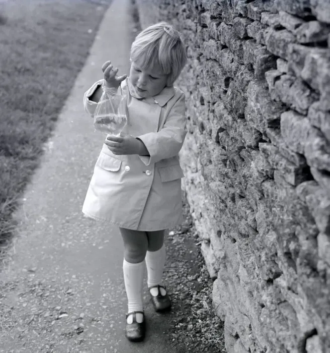 Framed Print : Girl with Goldfish Framed Print : Girl with Goldfish