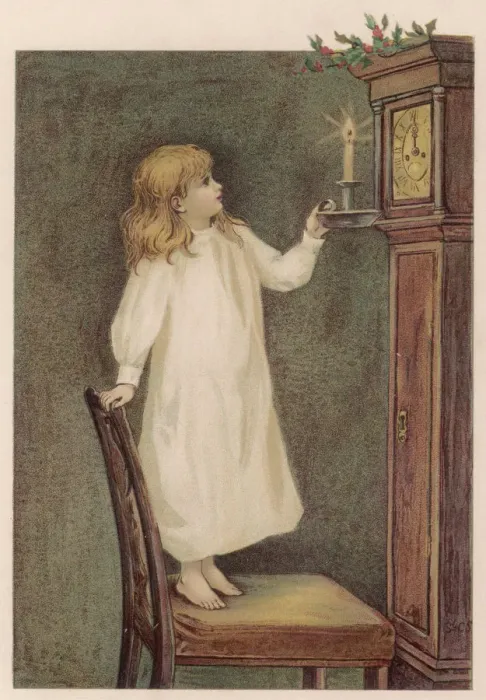 Framed Print : Girl - Grandfather Clock Framed Print : Girl - Grandfather Clock