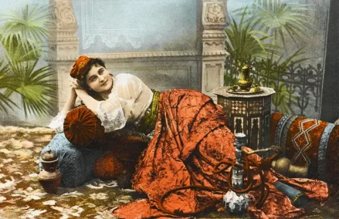 Framed Print : Girl in the Harem Framed Print : Girl in the Harem