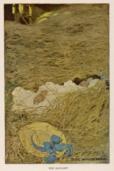 Framed Print : Girl - Hayloft - 1905 Framed Print : Girl - Hayloft - 1905
