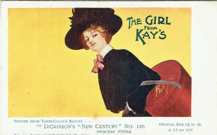 Framed Print : The Girl from Kays by Owen Hall Framed Print : The Girl from Kays by Owen Hall