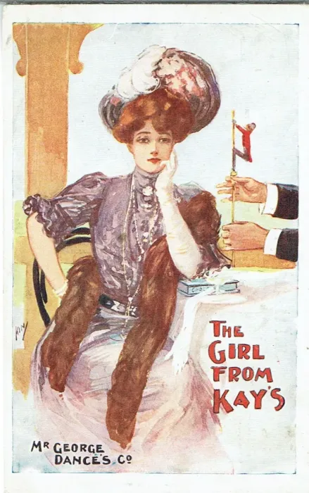 Framed Print : The Girl from Kays by Owen Hall