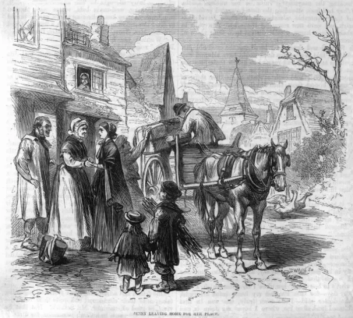 Framed Print : Girl Leaves Country-Town Framed Print : Girl Leaves Country-Town