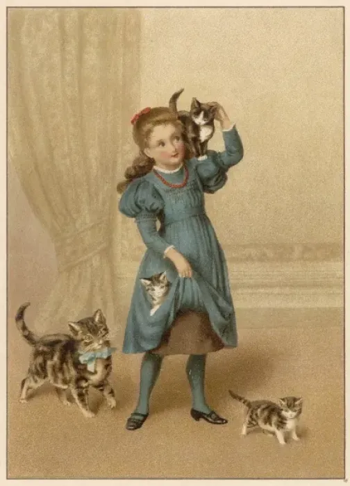 Framed Print : Girl with Lots of Kits Framed Print : Girl with Lots of Kits