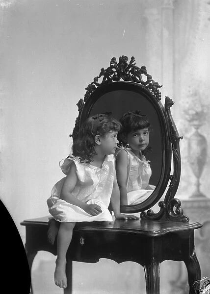 Girl in a mirror