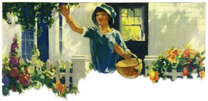 Framed Print : Girl picking fruit Framed Print : Girl picking fruit