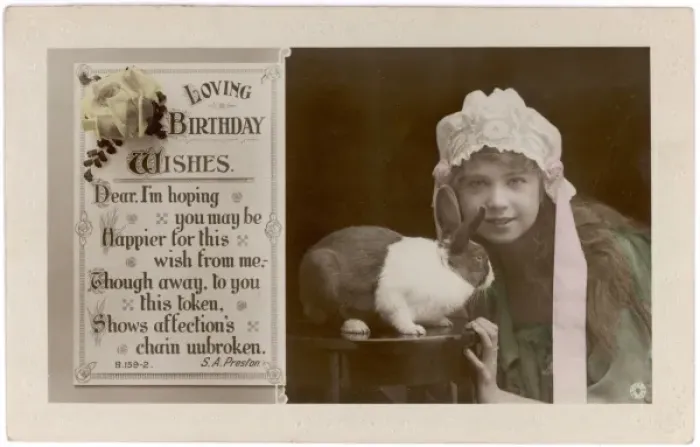 Framed Print : Girl with Rabbit 1910 Framed Print : Girl with Rabbit 1910