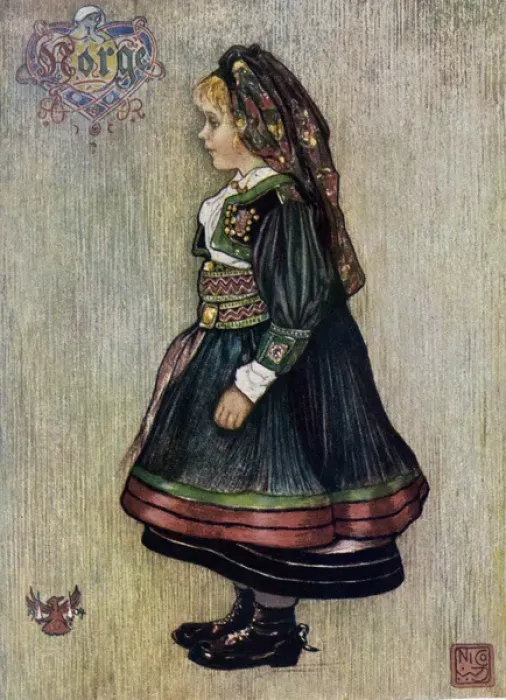 Framed Print : Girl from Saetersdalen Framed Print : Girl from Saetersdalen