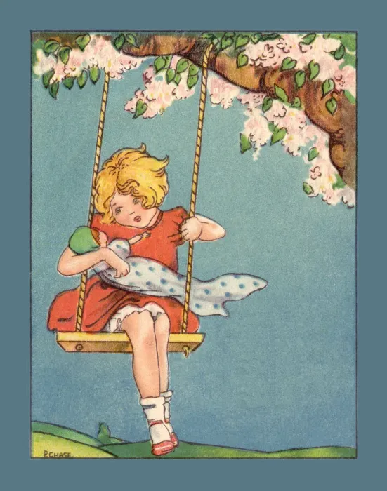 Framed Print : Girl on a Swing Framed Print : Girl on a Swing