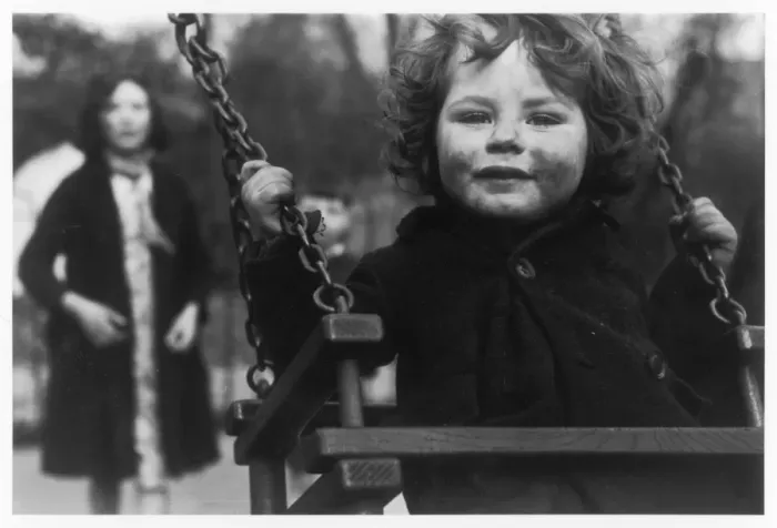 Framed Print : Girl on a Swing Framed Print : Girl on a Swing