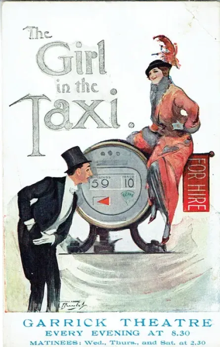 Framed Print : The Girl in the Taxi by F Fenn and A Wimperis Framed Print : The Girl in the Taxi by F Fenn and A Wimperis