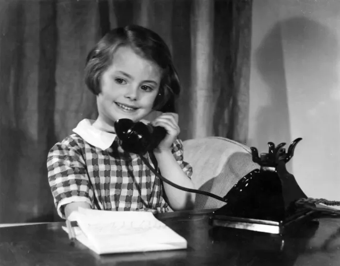 Framed Print : GIRL ON TELEPHONE Framed Print : GIRL ON TELEPHONE