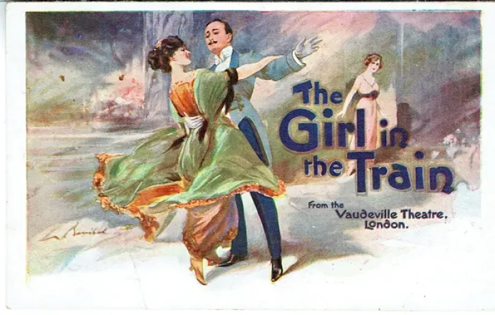 Framed Print : The Girl in the Train adapted by Adrian Ross