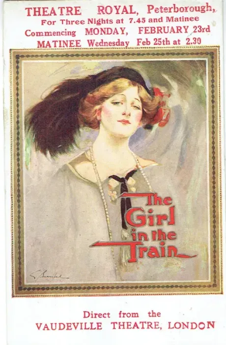 Framed Print : The Girl in the Train adapted by Adrian Ross Framed Print : The Girl in the Train adapted by Adrian Ross