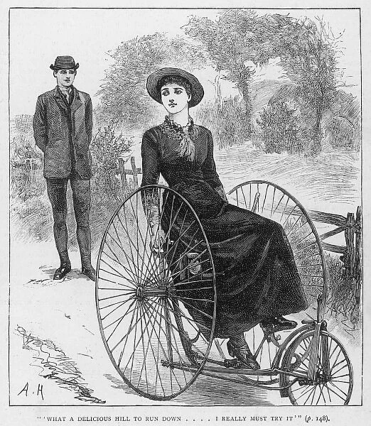 Girl on a Tricycle