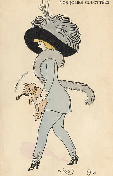 Girl in Trousers 1911