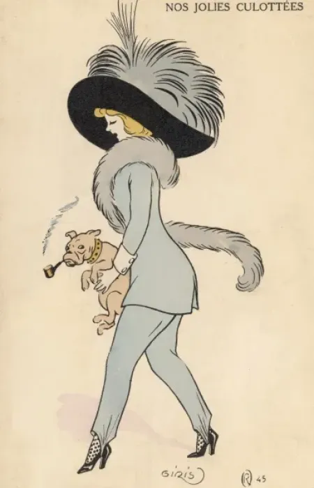Framed Print : Girl in Trousers 1911 Framed Print : Girl in Trousers 1911
