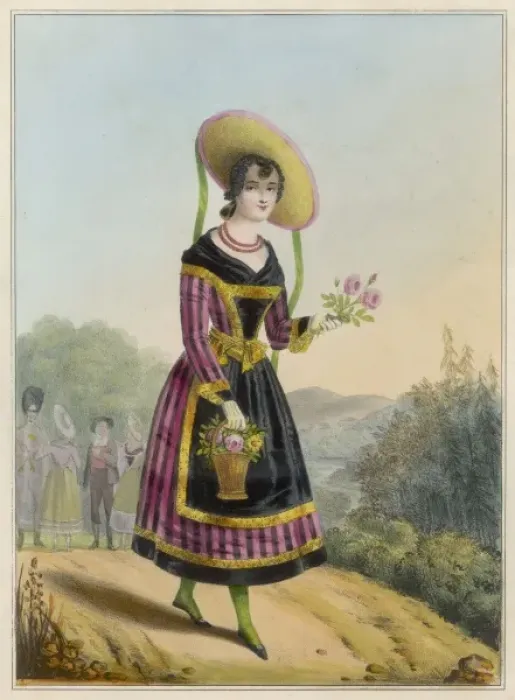 Framed Print : Girl of Upper Austria
