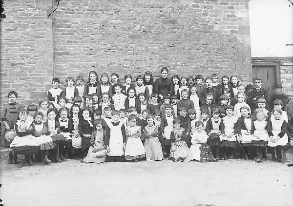Girls at Crickhowell School, Crickhowell, Powys, Mid Wales