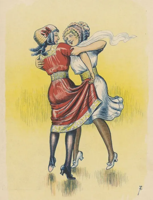 Framed Print : Girls Dance Together Framed Print : Girls Dance Together