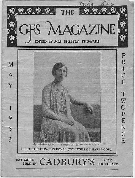 Girls Friendly Society (GFS) Magazine, 1933