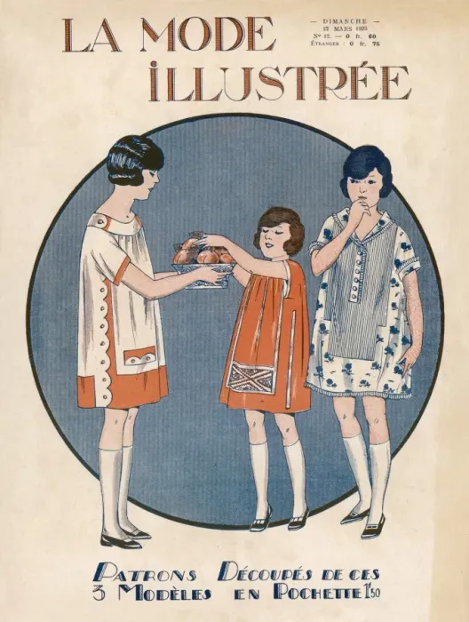 Framed Print : Girls in Frocks 1925 Framed Print : Girls in Frocks 1925