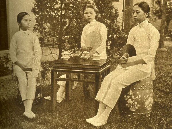 Three girls of Jiangsu, China, East Asia