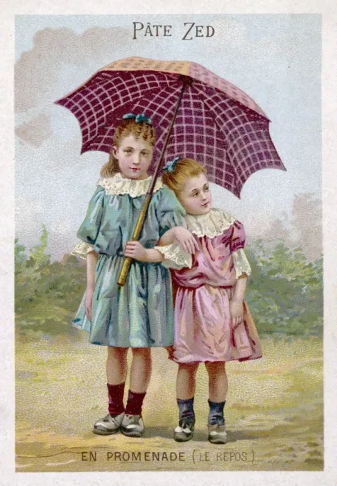 Framed Print : Two Girls Share Brolly Framed Print : Two Girls Share Brolly