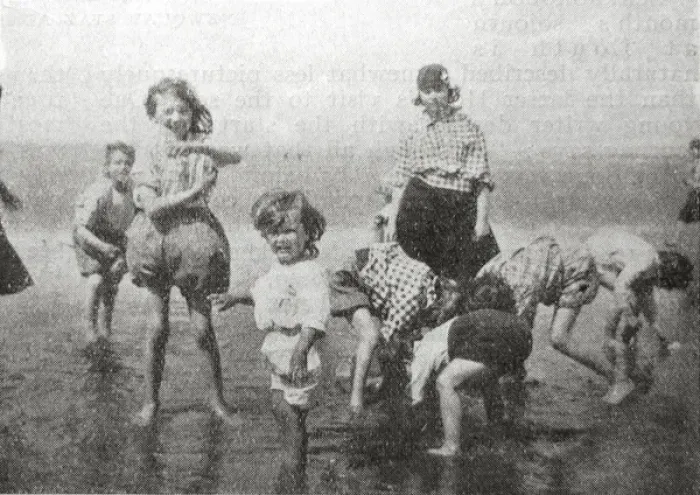 Framed Print : Girls from St Barnabas Home, New Brighton, Cheshire Framed Print : Girls from St Barnabas Home, New Brighton, Cheshire