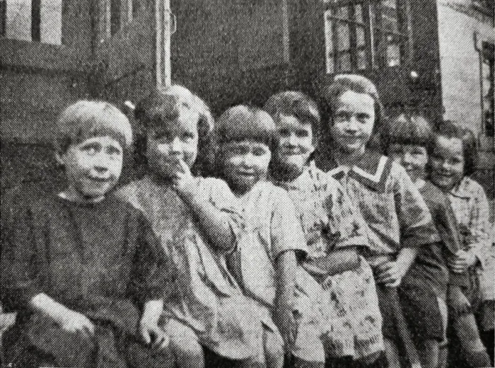 Framed Print : Girls from St Barnabas Home, New Brighton, Cheshire Framed Print : Girls from St Barnabas Home, New Brighton, Cheshire