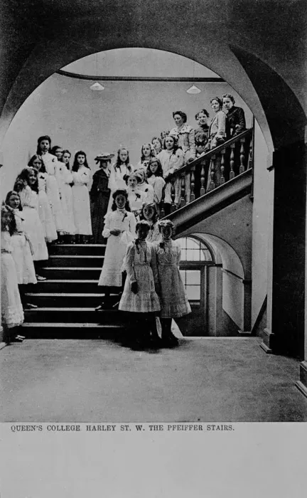 Framed Print : Girls and women at Queens College, Harley Street, London Framed Print : Girls and women at Queens College, Harley Street, London