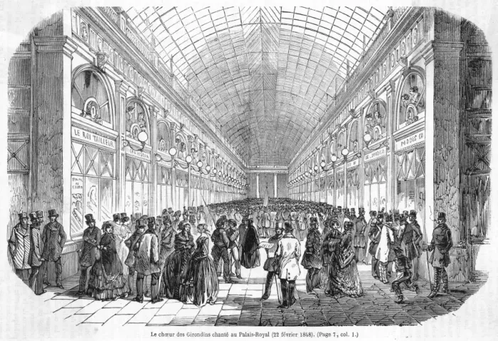 Framed Print : Girondins in Palaisroyal Framed Print : Girondins in Palaisroyal