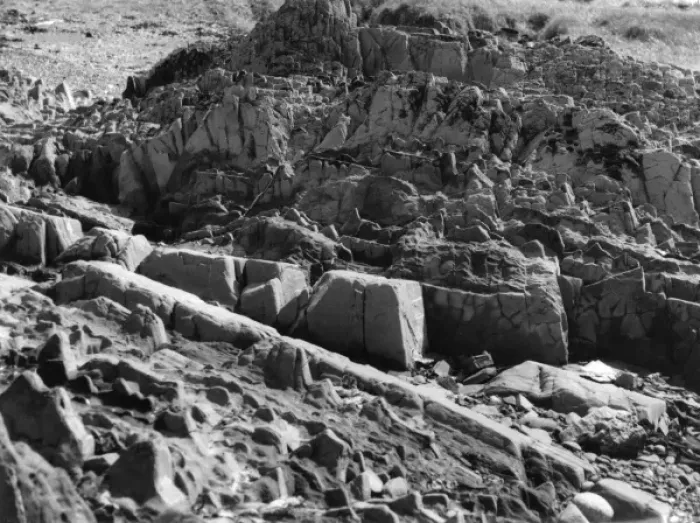 Framed Print : Girvan Rock Formation Framed Print : Girvan Rock Formation