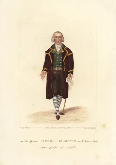 Framed Print : Giuseppe de Begnis in Il Turco in Italia, 1822 Framed Print : Giuseppe de Begnis in Il Turco in Italia, 1822