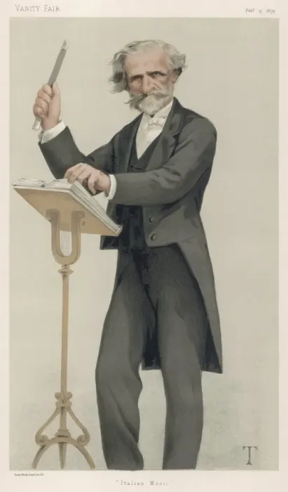 Framed Print : Giuseppe Verdi / Vanity F Framed Print : Giuseppe Verdi / Vanity F